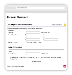 Refill Your Prescription Online